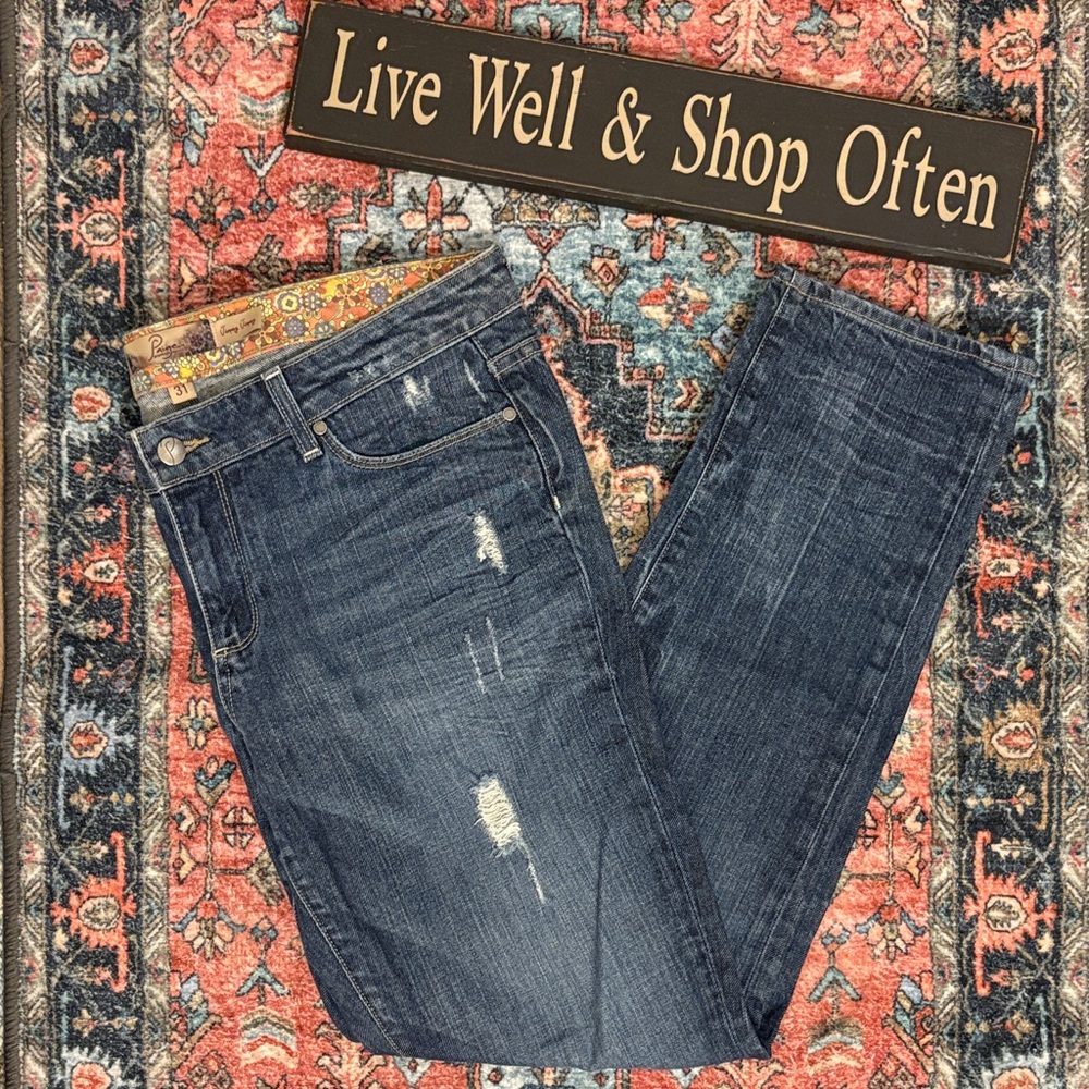 PAIGE Jimmy Jimmy Distressed Women Jeans size 31